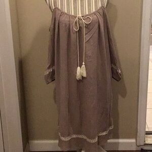 Bailey Blue Cold Shoulder Dress Size 1X